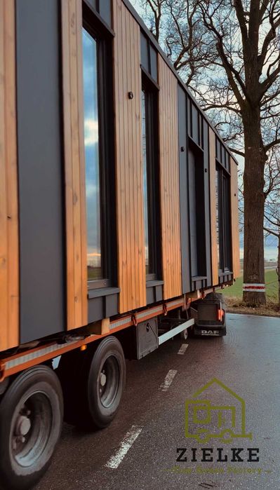 Domek Modułowy Letniskowy Mobilny Całoroczny Pawilon Biuro Tiny House
