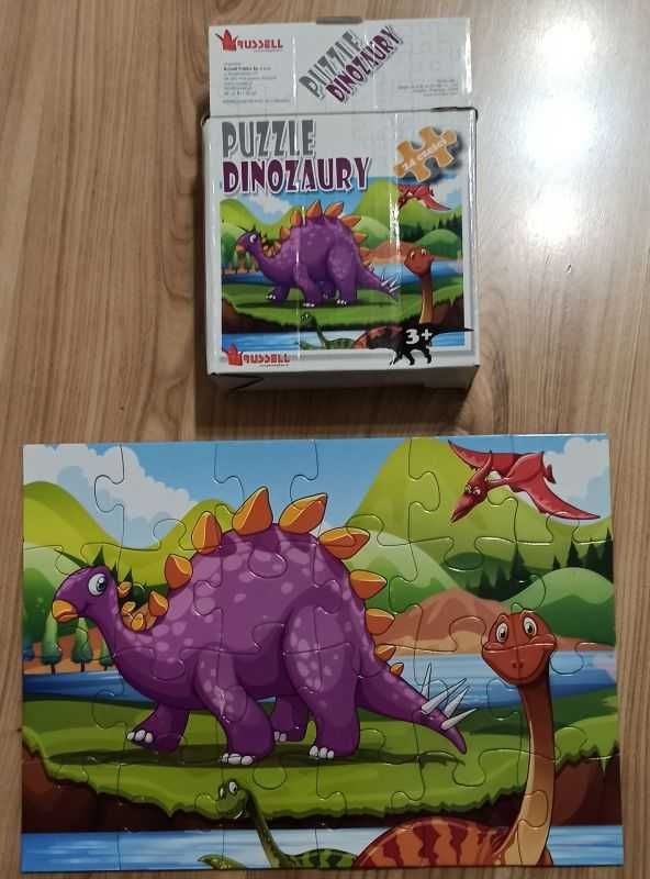 Puzzle 1x24 Dinozaury