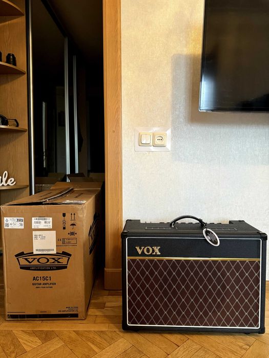 Новий комбопідсилювач Vox AC15C1. Гарантія до жовтня 2025