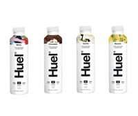 HUEL Ready-to-drink Zestaw x4 smaki banan, czekolada, wanilia i jagoda