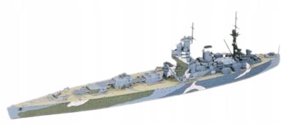 British Battleship Nelson model statek 1:700 Tamiya 77504