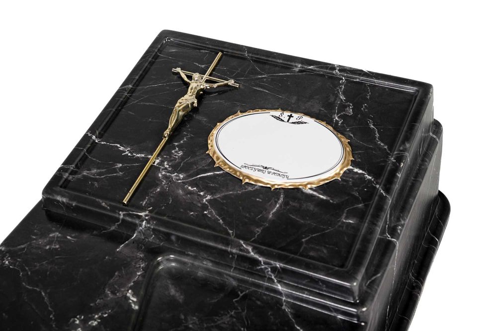 Pomnik plastikowy nagrobek krzyżyk tabliczka wazon Wysyłka cała PL