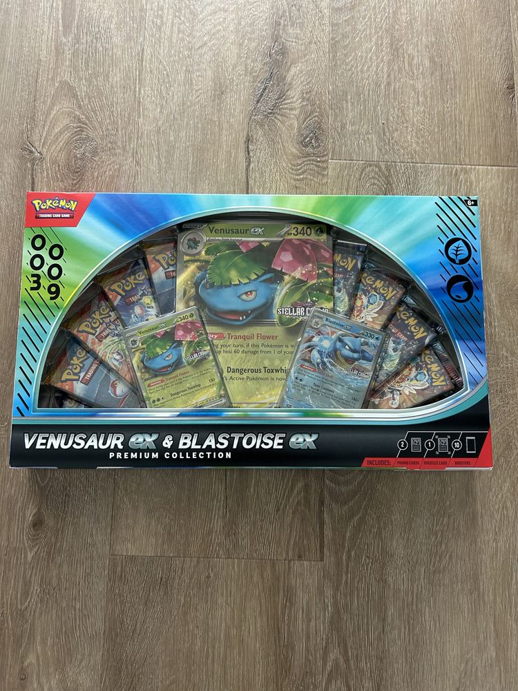 Venusaur ex & blastoise ex Premium Collection