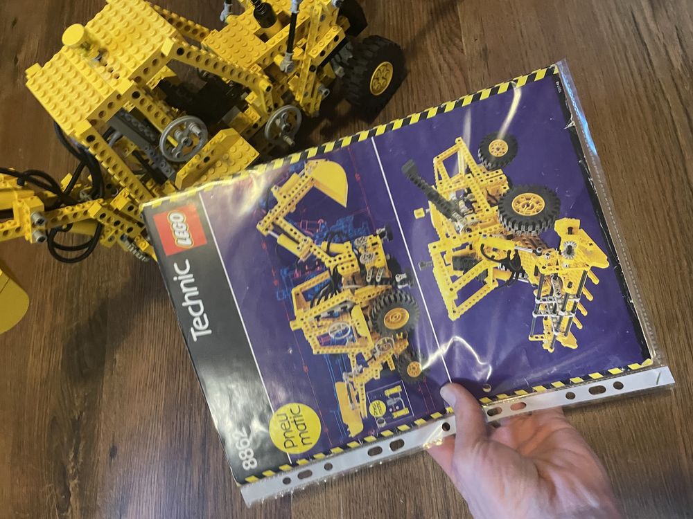 Lego technic 8862 duza pneumatyczna koparka system castle legoland