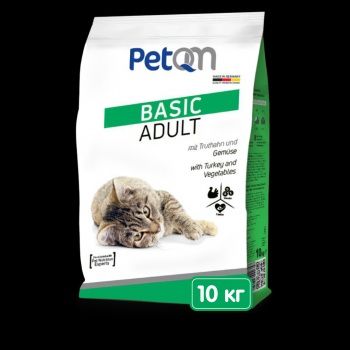 Сухой корм для котов Happy Cat PetQM Basic Adult 10 кг