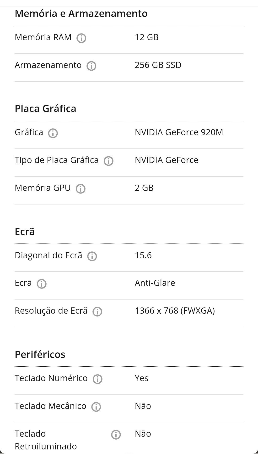 Portátil ASUS i7 12gb Ram ssd 256gb + 1TB HDD