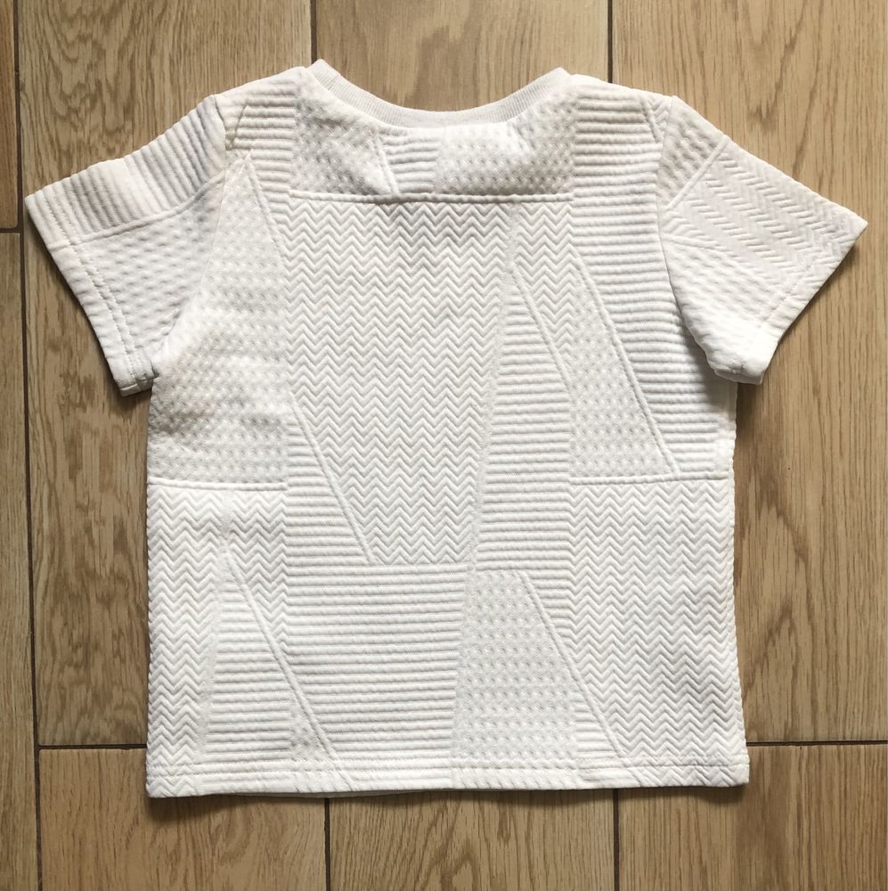 Biały t-shirt Shein Size 7Y