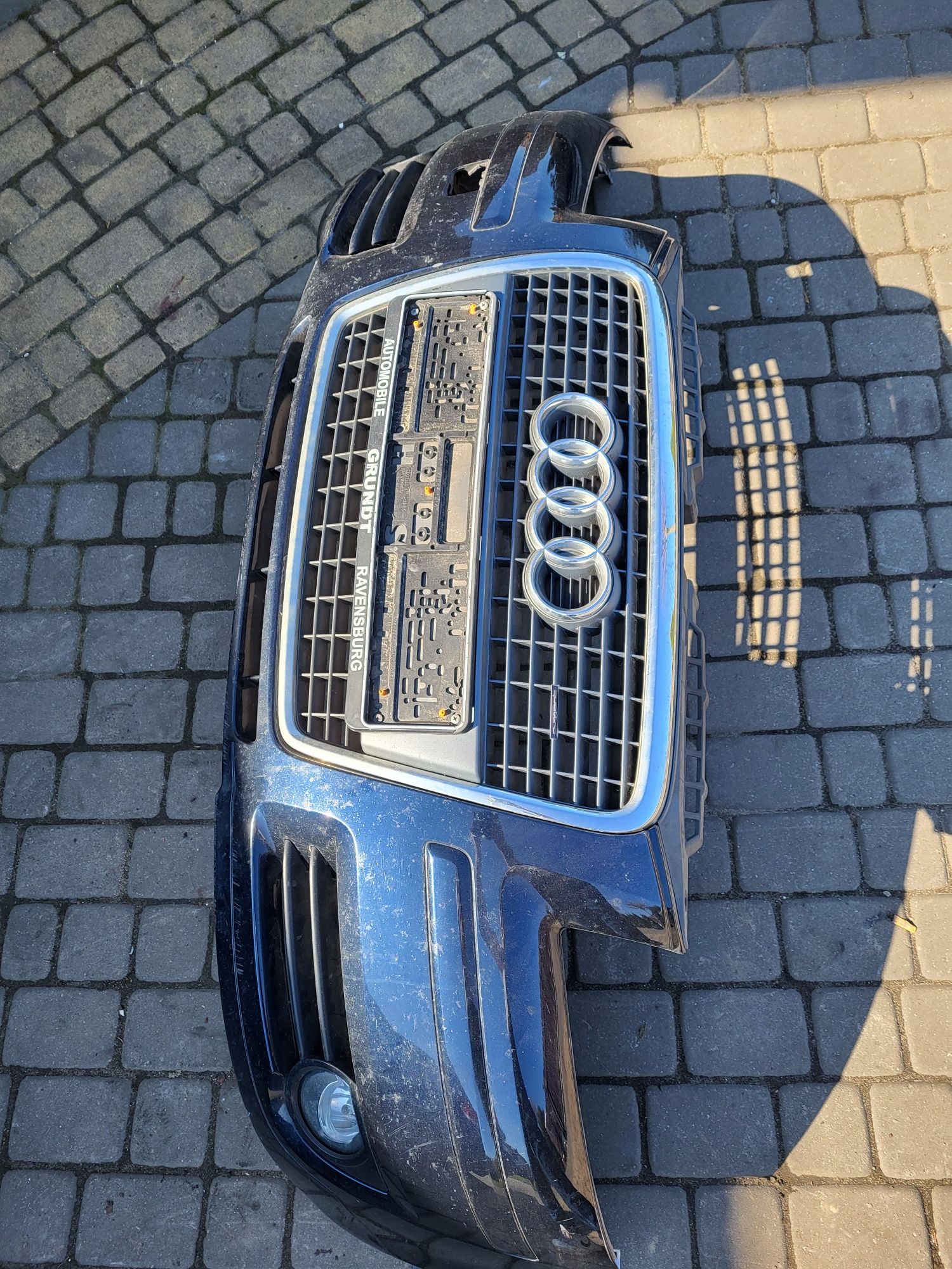 Zderzak przedni audi a3 8p 07r lakier lz5a duży gril halogen