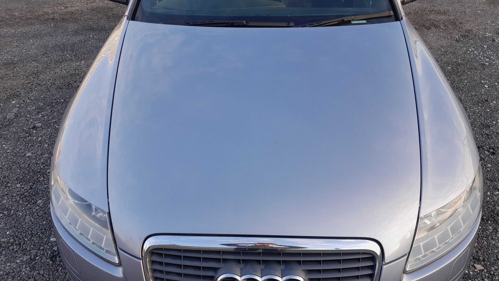 Maska przód pokrywa silnika kompletna idealna AUDI A6 C6 Kolor: LY7H