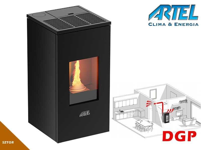 Piecyk kominek na pellet ARTEL FUTURA - 7,5 kW DGP