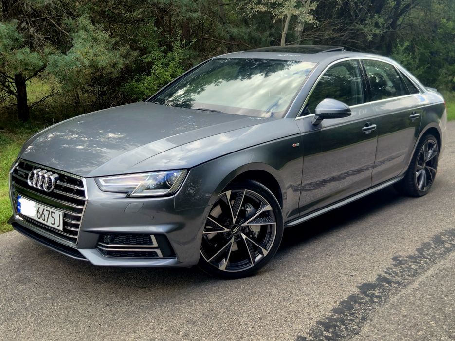 Audi a4 b9 2.0 252KM_80tyś km_Quattro_S-Line_Skóra_Bogate wyposażenie