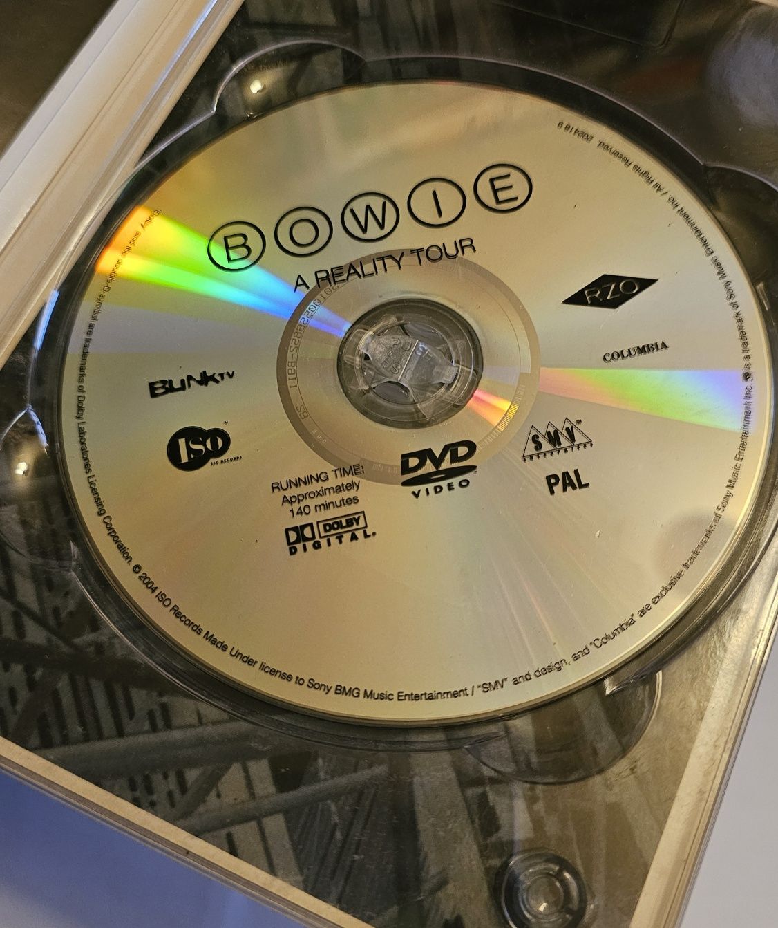 David Bowie A Reality Tour dvd