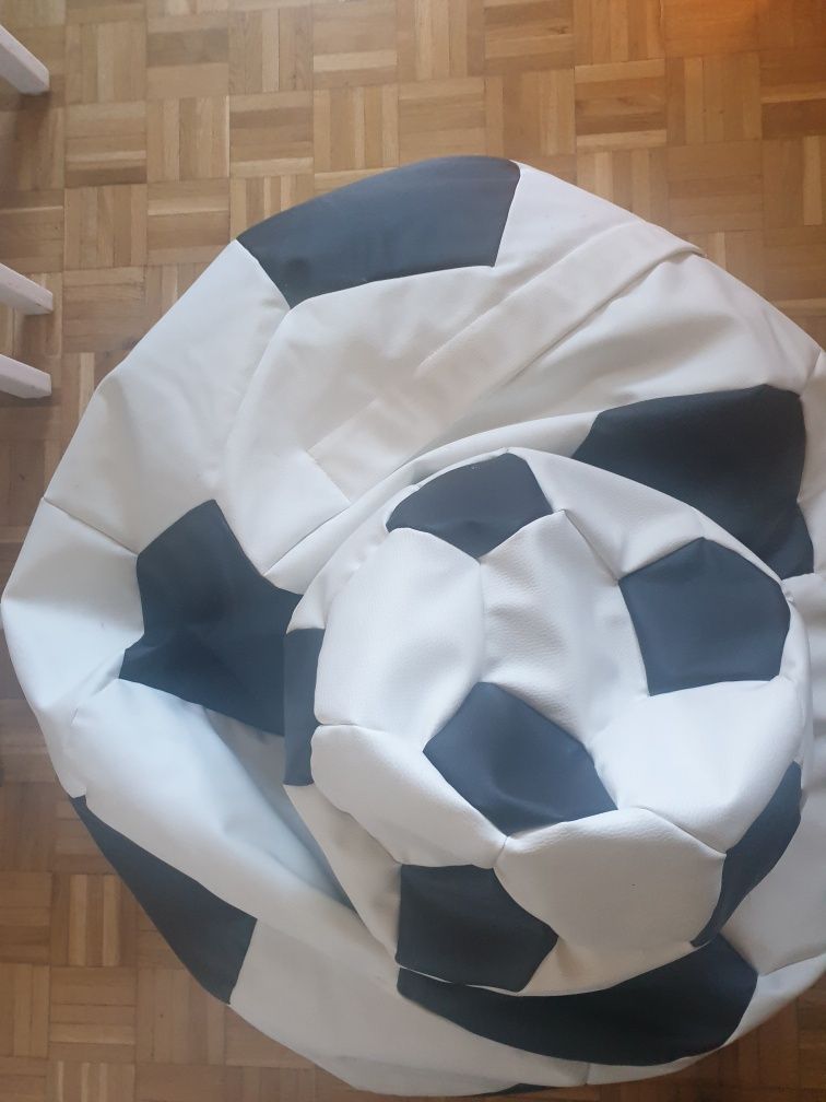 Pufa piłka XXXXXL plus mniejsza. Fotel leżanka wygodna