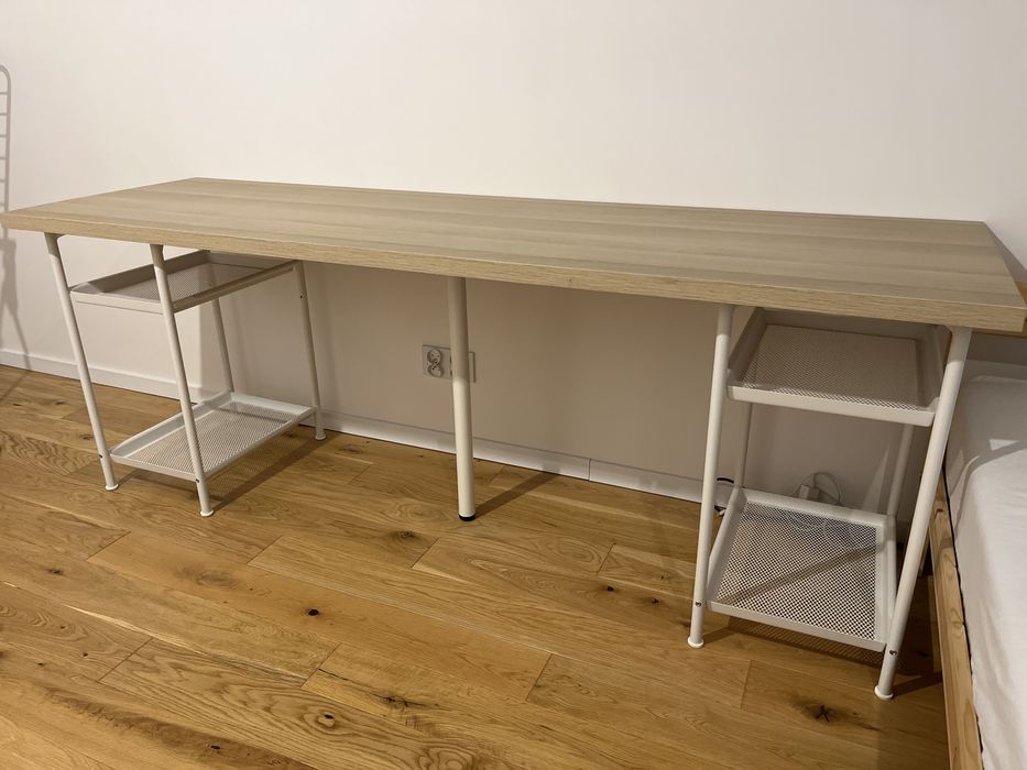 Biurko z blatem Lagkapten Ikea 200x60, wysokosc 74