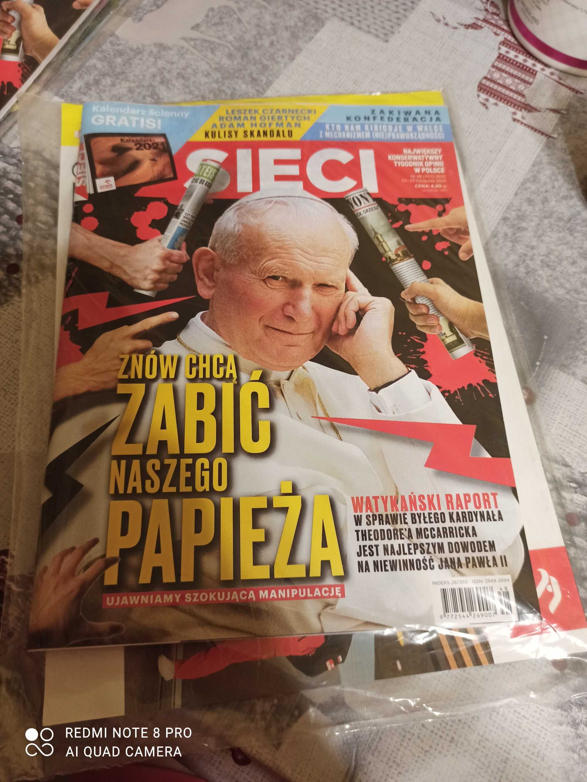 Jan Paweł ll Tygodnik sieci nowy z kalendarzem