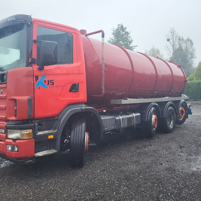 Scania asenizacyjna, beczka