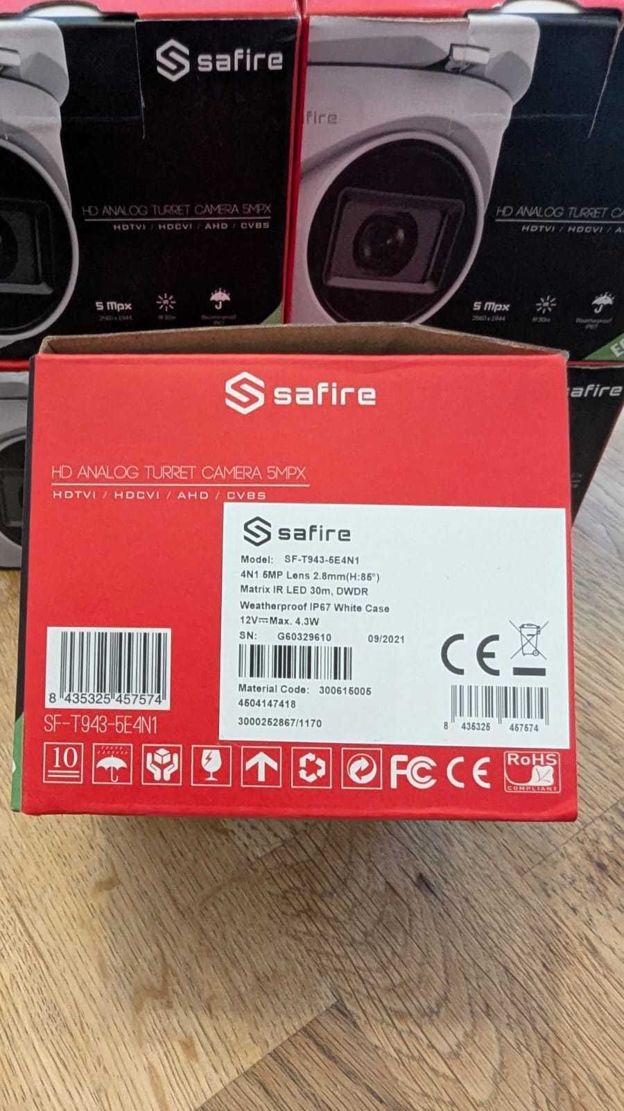 Kamera Kopułkowa 4W1 Safire Sf-T943-5E4N1 5Mpx 5 Sztuk.