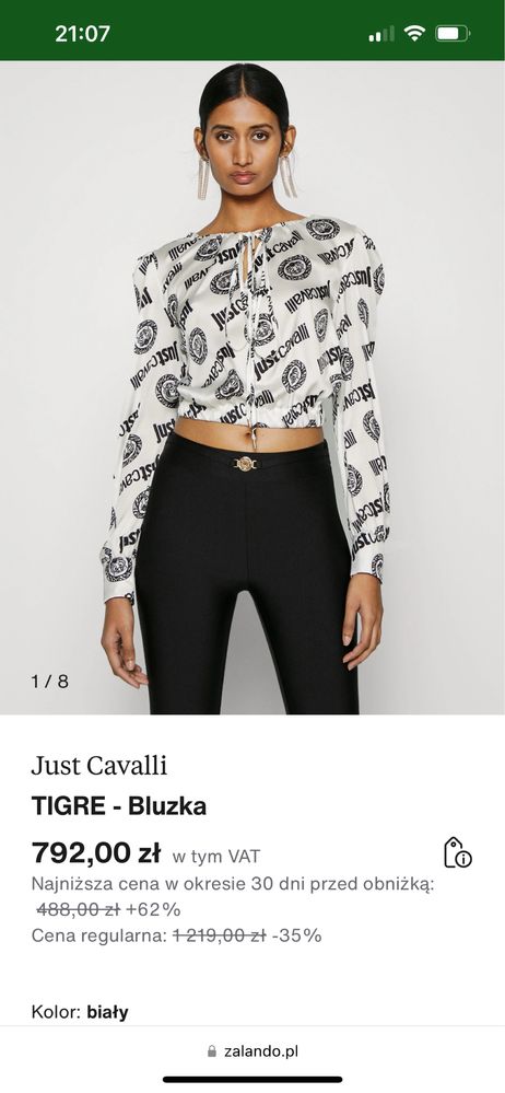 Just Cavalli Tigre bluzka