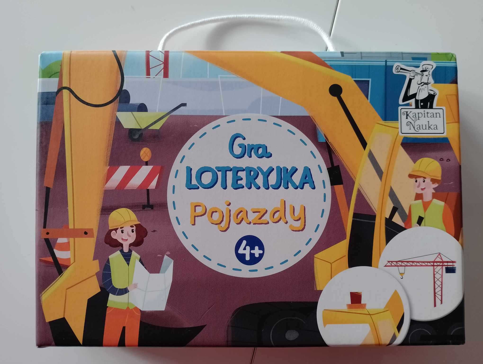 Gra Loteryjka. Pojazdy. Kapitan Nauka