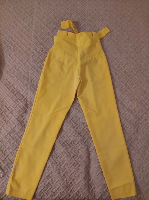 Spodnie żółte rozmiar S