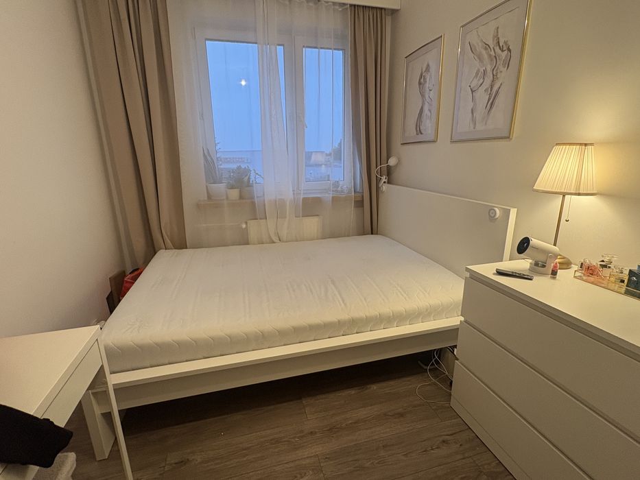 Łóżko ikea MALM 140x200+ dwie szuflady