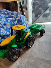 Traktor przyczepa zabawka LENA
