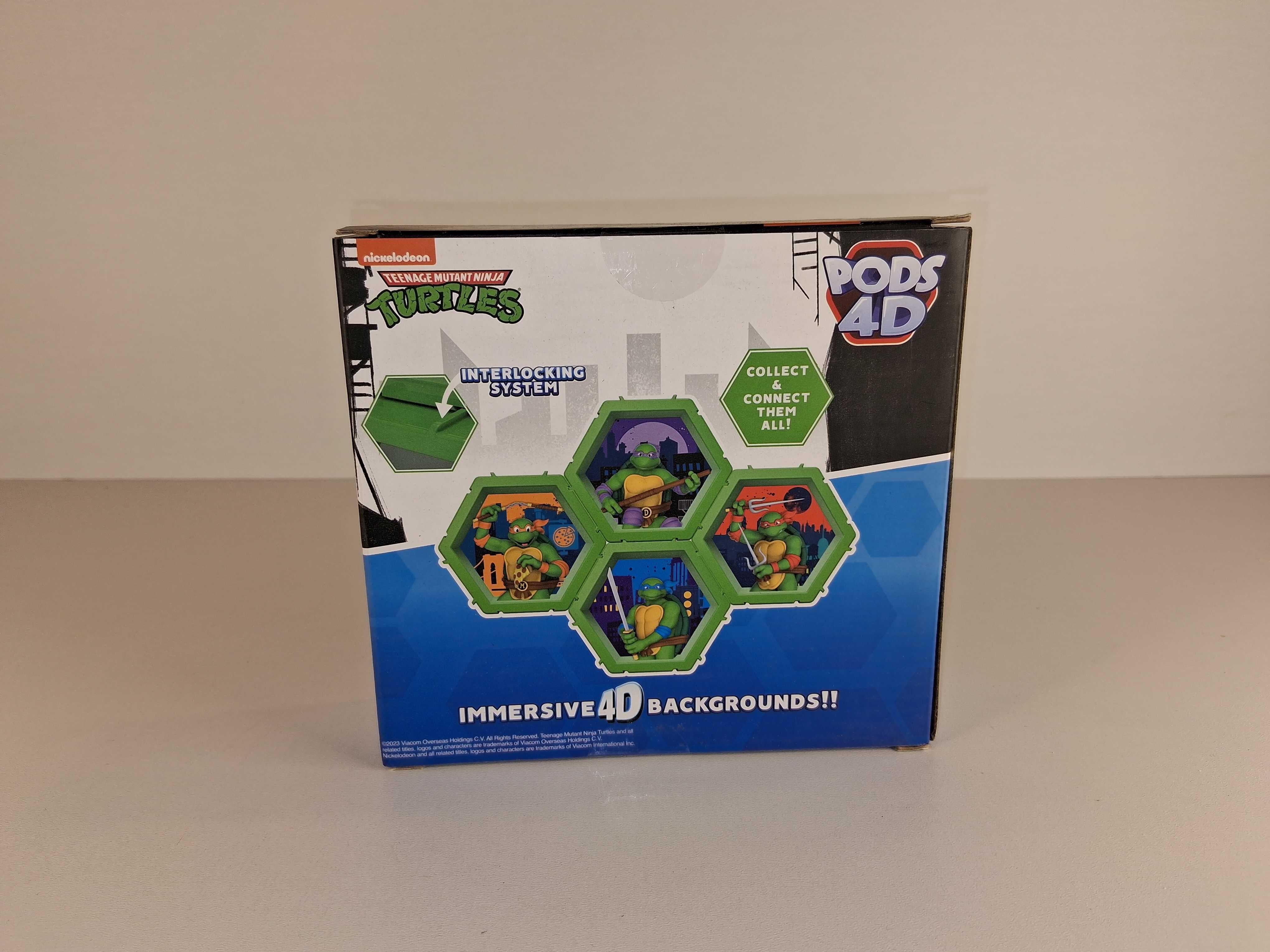 B096 Teenage Mutant Ninja Turtles Pods 4D Figurka Leonardo