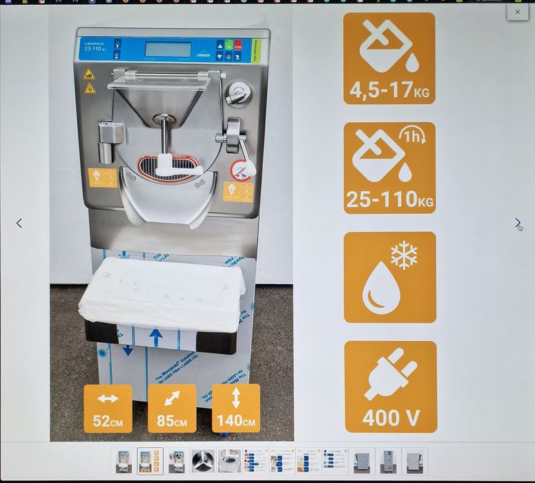 Фрізер фризер CARPIGIANI Labo 50/90 (Карпиджани) для морозива