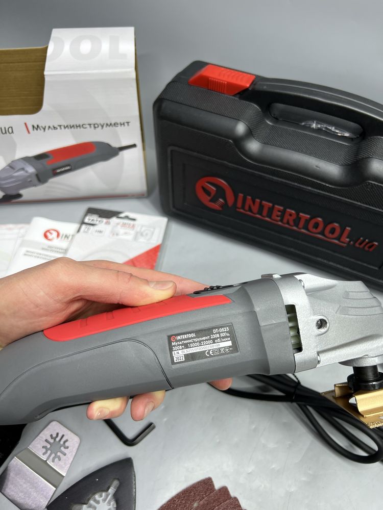 Реноватор Intertool DT-0523 + сегментная насадка Yato по плитке бетону