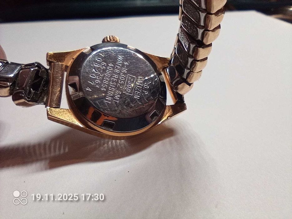 Zegarek damski Citizen, mechaniczny 17 jewels - stan bdb