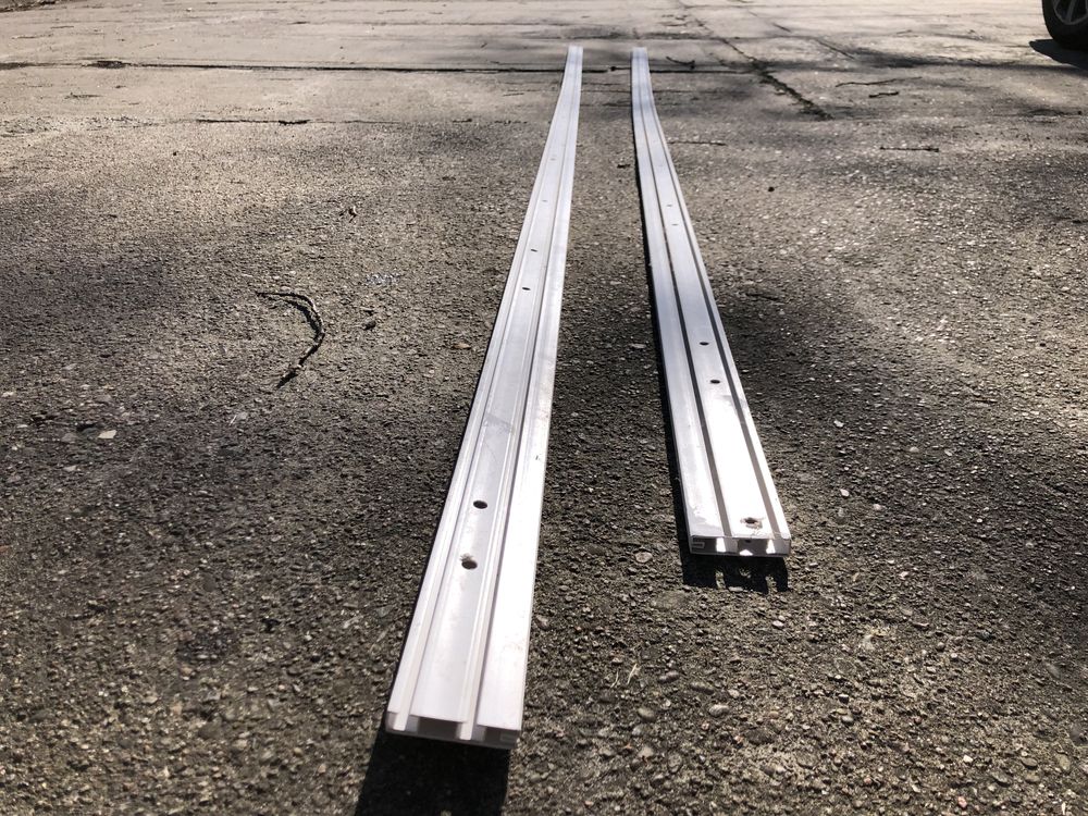 Karnisz przysufitowy plastikowy podwójny 400cm