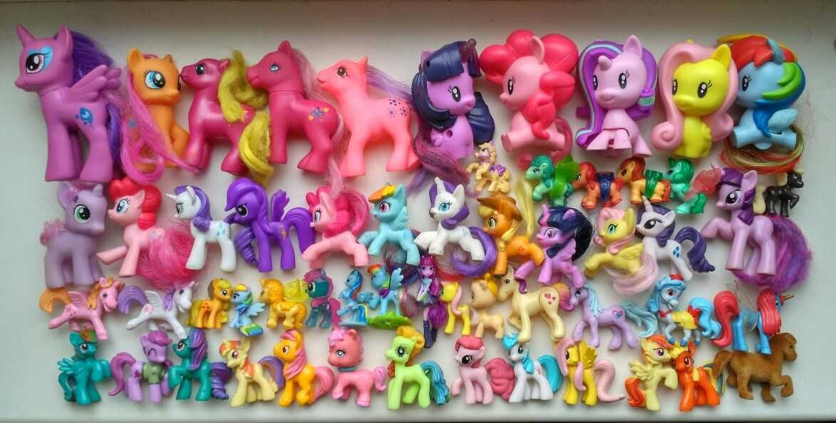 Моя маленька пони my little pony лошадки фигурки киндер понi
