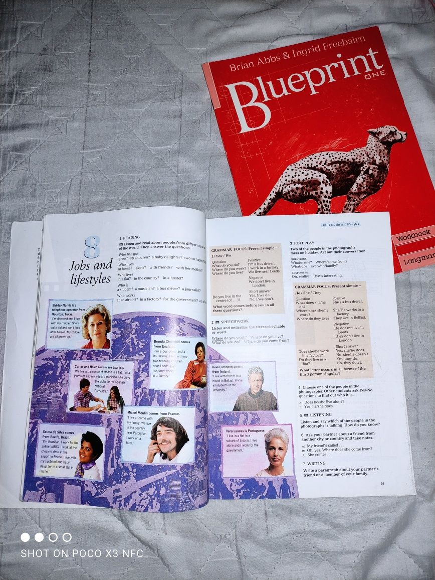 Blueprint one students book, workbook