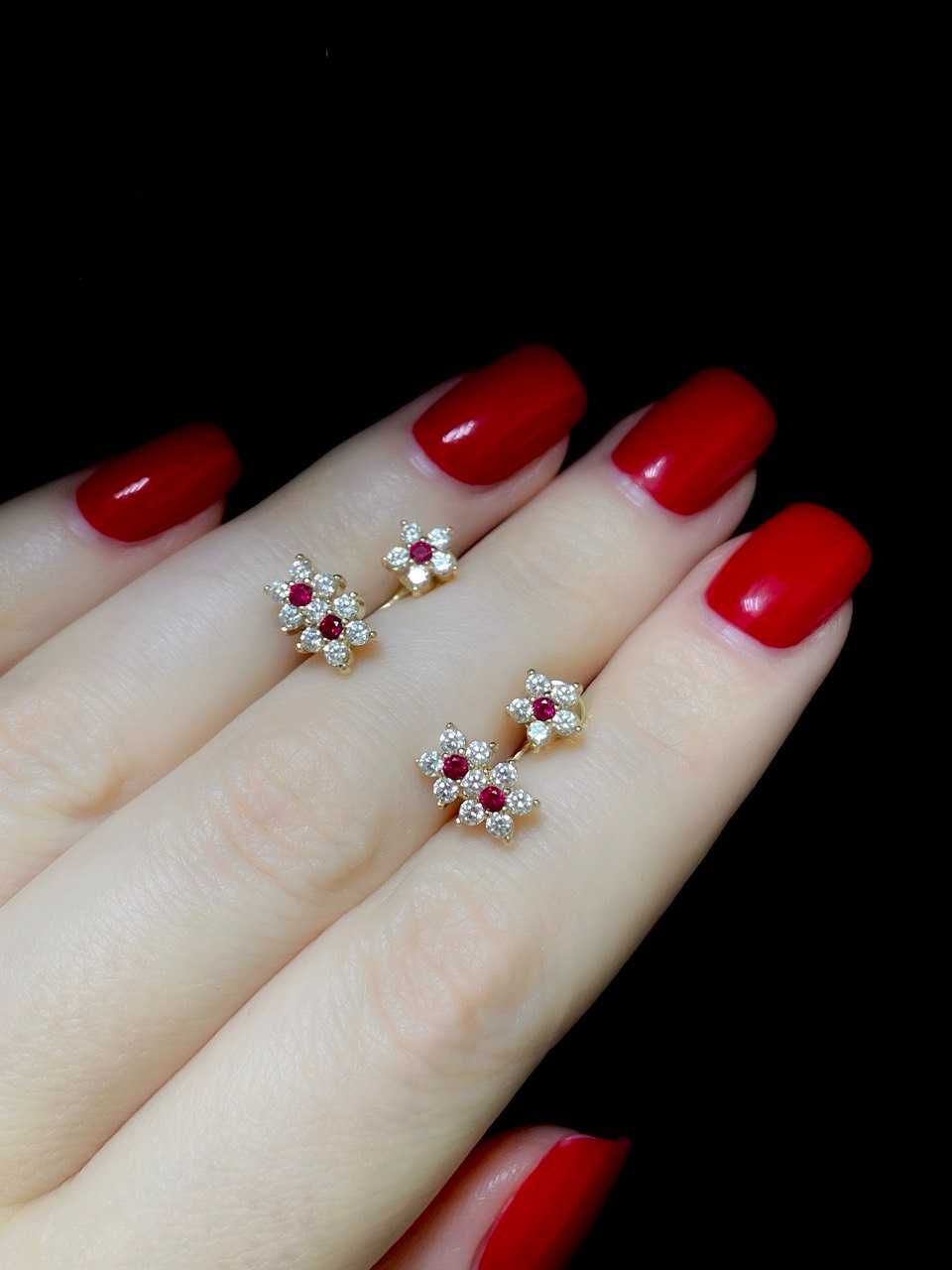 Золотые серьги/Золоті сережки