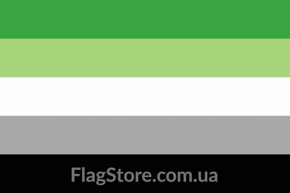 ЛГБТ флаг аромантичности/аромантиков/прапор аромантичності/аромантиків