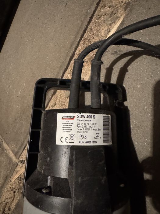 Pompa do wody brudnej steinberg