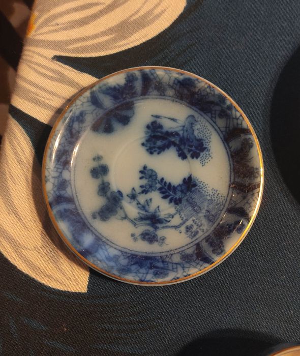 Conjunto de chávenas e pires 1 café e 1 chá Gilman Sacavém Portugal