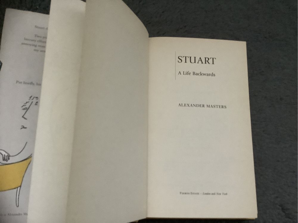 Stuart a life backwards  Alexander Masters