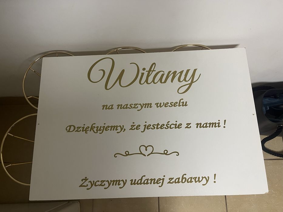 Tablica weselna 60x40