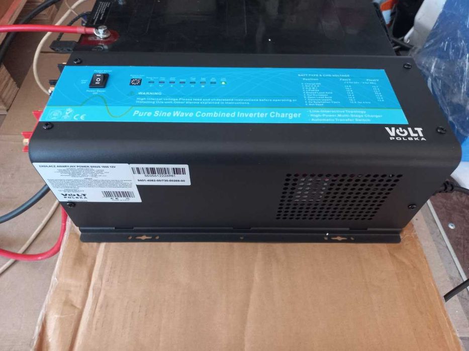 Мощный инвертор (ИБП) для дома Volt Polska POWER SINUS 1500Вт 12/230V