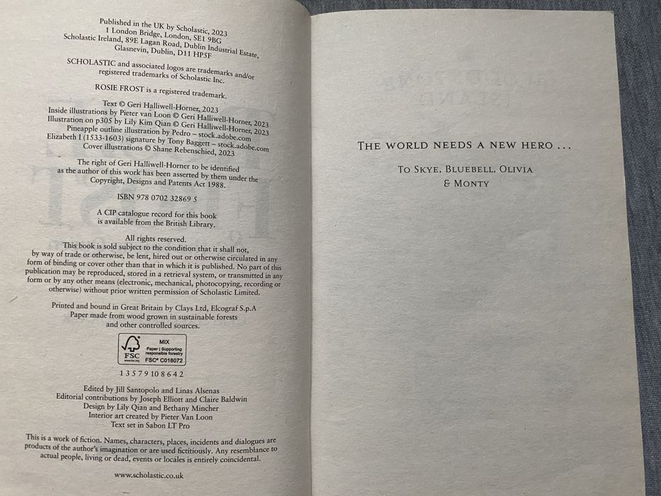 Rosie Frost and the Falcon Queen — Geri Halliwell (книга англійською)