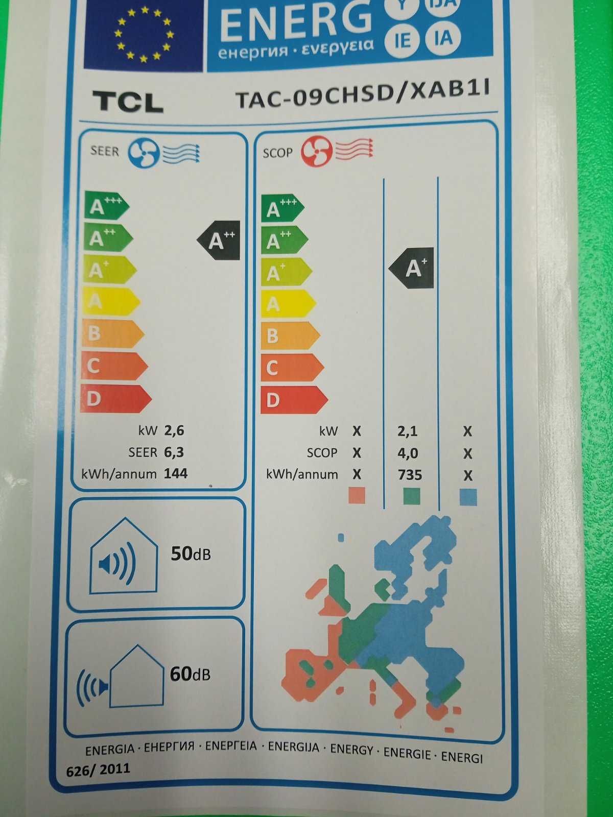 Кондиционер TCL TAC-09CHSD/XAB1I Inverter R32 WI-FI Ready