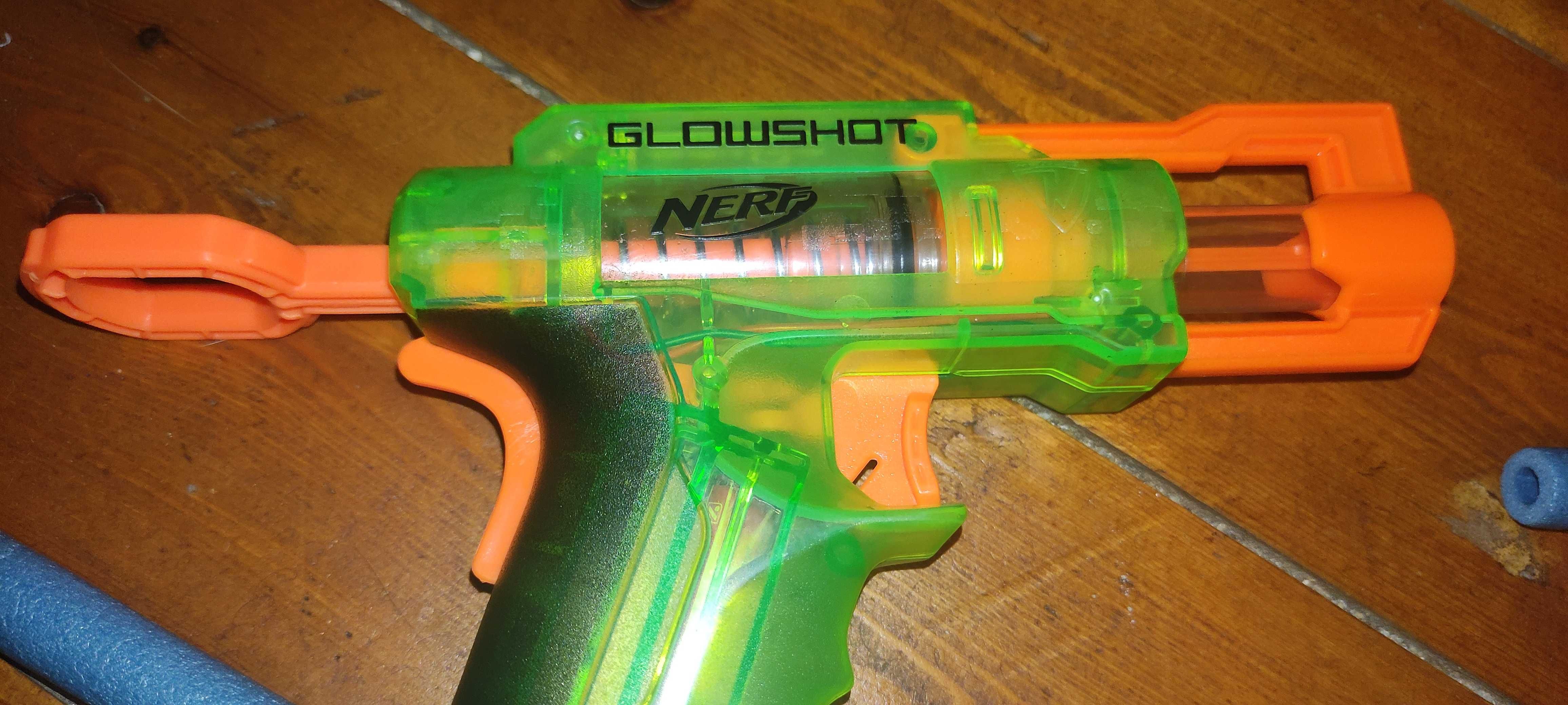 Nerf com luz e pistola de brincar