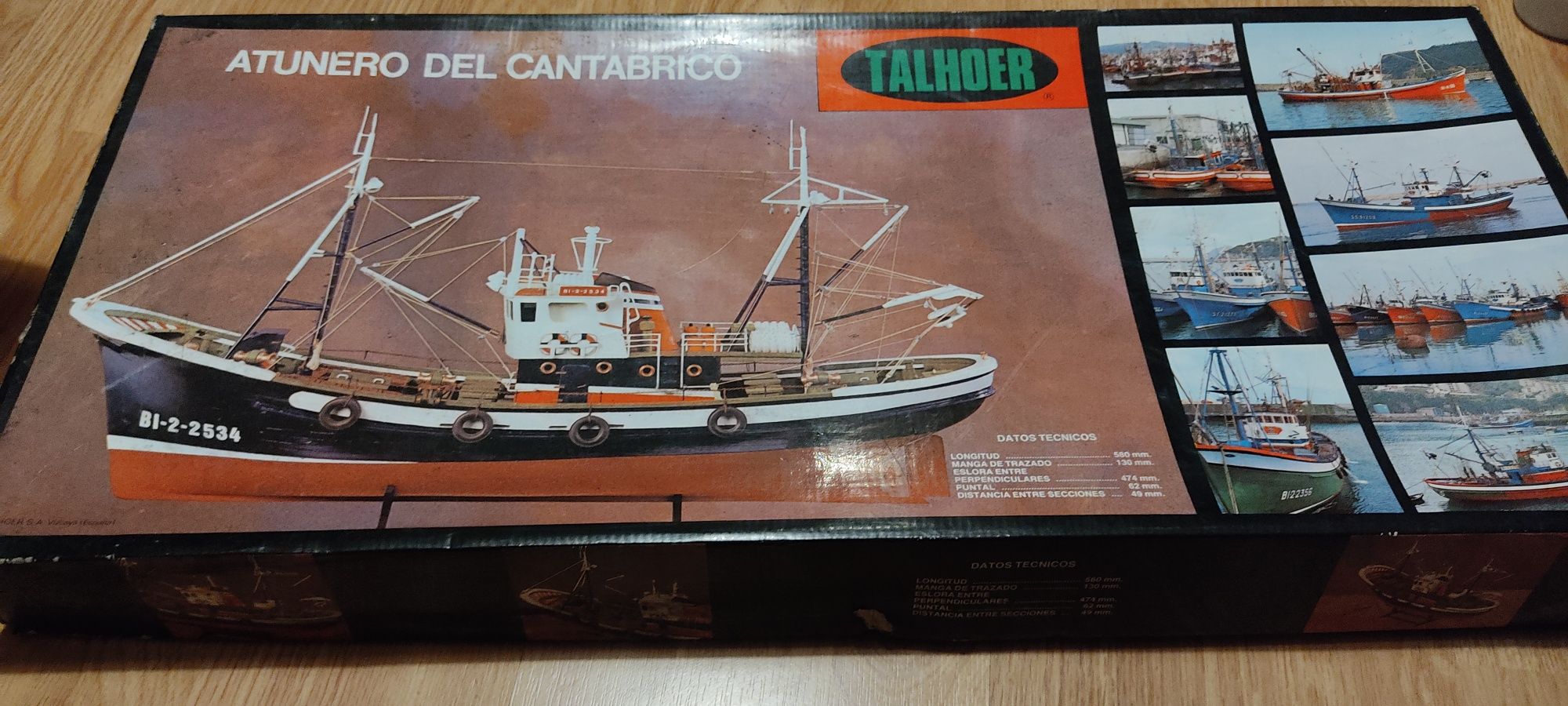Barco de madeira Atuneiro del cantabrico