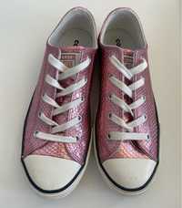 Низькі рожеві кеди Converse All Star pink metallic snake 34 р. 21 см