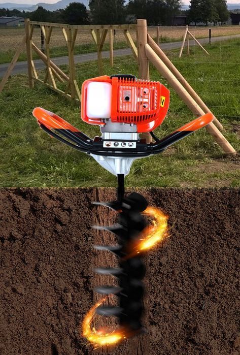 Wiertnica Glebowa Świder Spalinowy Fi 10/15/20Cm