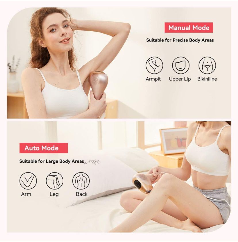 Laser LOVEDOCK D-1155 IPL do usuwania włosów z funkcją chłodzenia