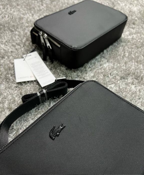 LACOSTE сумка мужская брендовая оригинал кожа