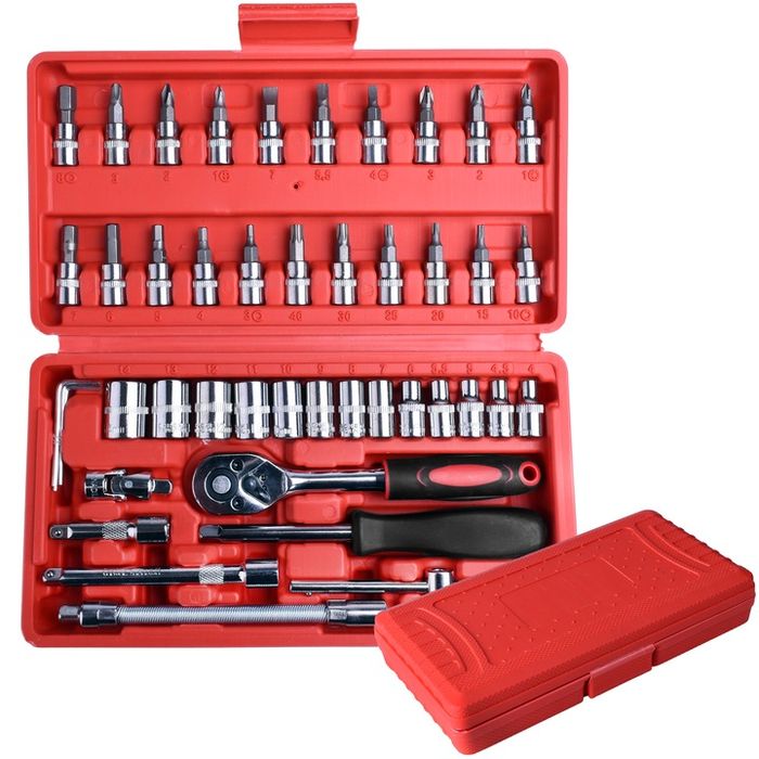 Zestaw Kluczy Nasadowych Klucze Torx Grzechotka Nasadki Narzędziowych