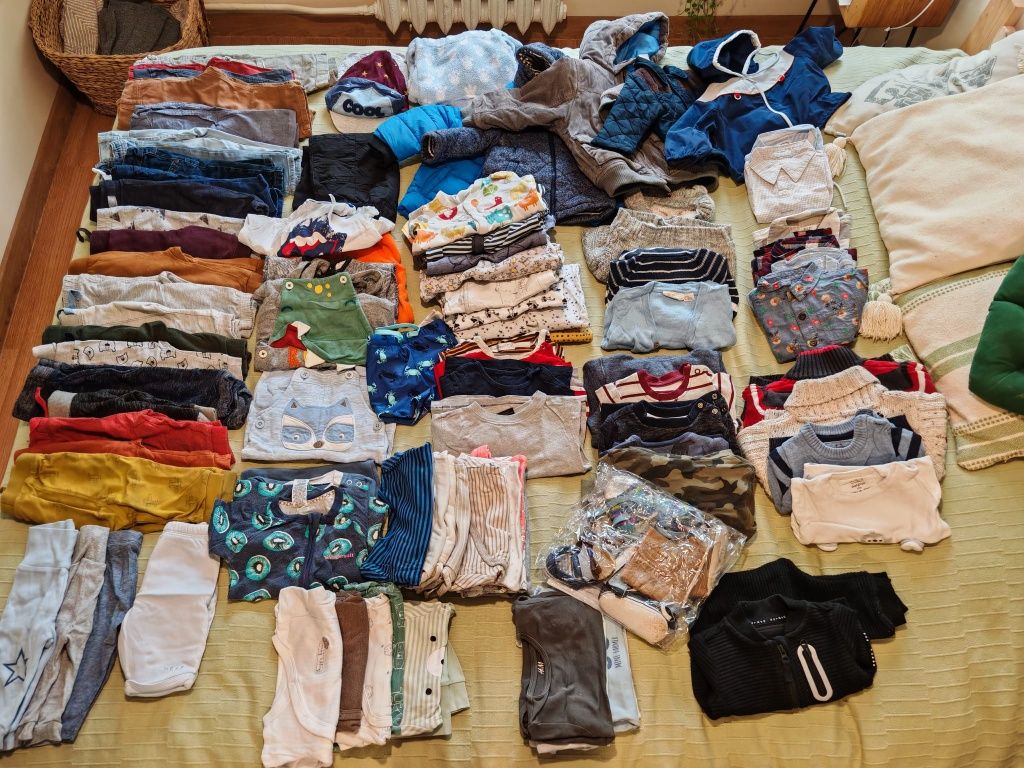 Zestaw ubranek dziecięcych Next, H&M itp.